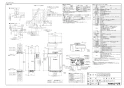 ノーリツ GT-CP1672AW-L BL 13A 取扱説明書 施工説明書 納入仕様図 高効率ガスふろ給湯器(ドレンアップ方式)  スタンダード フルオート PSアルコーブ設置形 16号 納入仕様図1